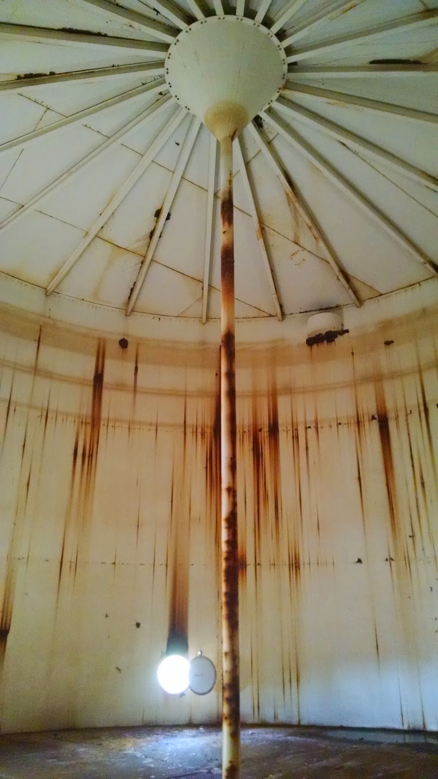 BASE Painters water tank blasting and painting