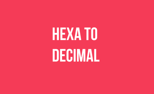 Konversi Hexadesimal ke Desimal: Praktik Sistem Komputer Konversi Hexadesimal ke Desimal: Praktik Sistem Komputer