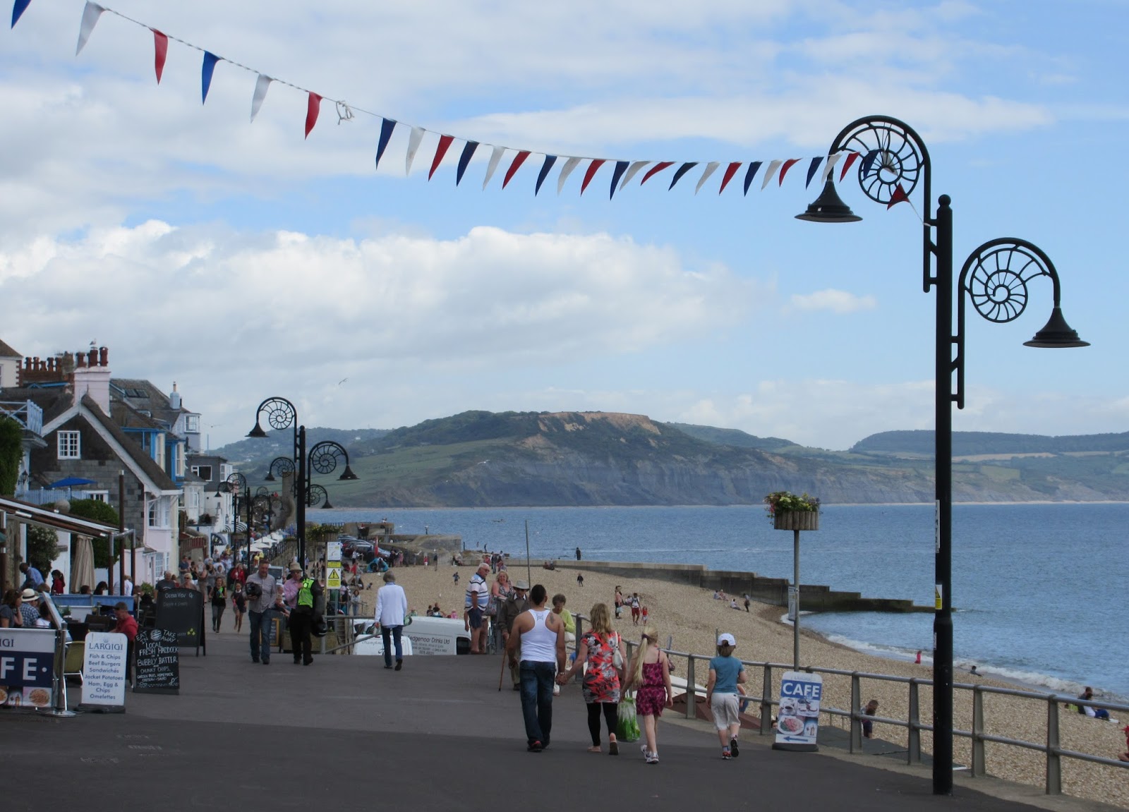 Low tide at Lyme Regis