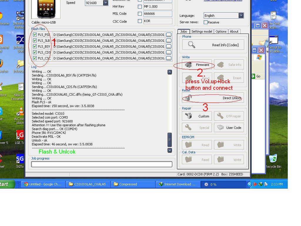 How to write flash on samsung s3310 06 image