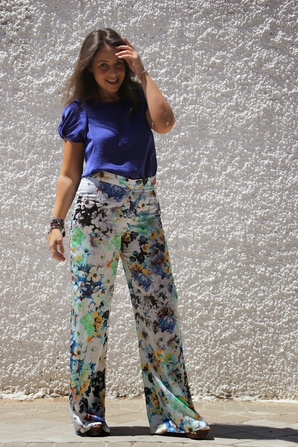 DIY Costura: Pantalón palazo (patrones y moldes gratis). Blog de costura y blog diy.