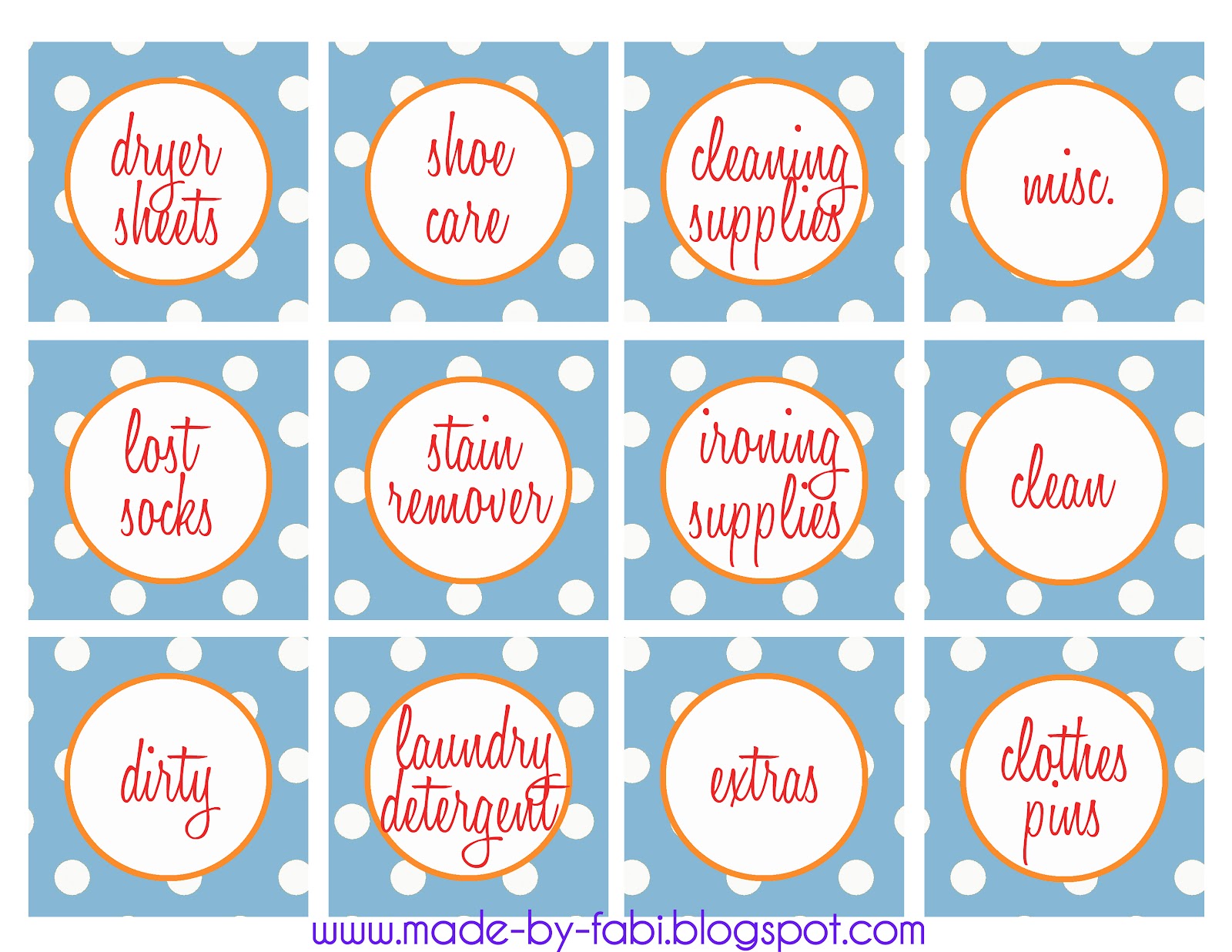 Tales Of A Crafty Mommy Laundry Room Labels Free Printable Labels 