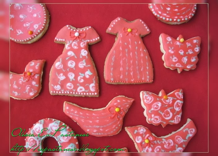 Olesia Ev Pastanesi/Olesia Gül Kurabiye royal icing süsü.