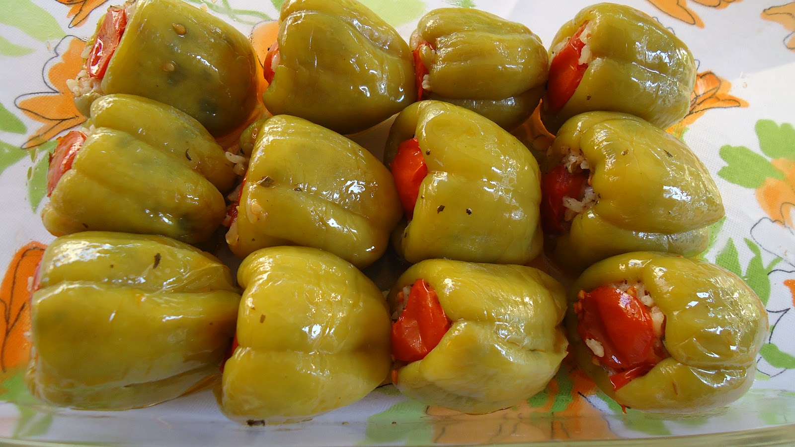 ZEYTİNYAĞLI BİBER DOLMASI