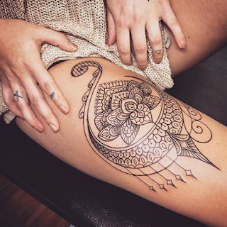 gambar tato paha keren dan simpel gambar tato paha keren dan simpel