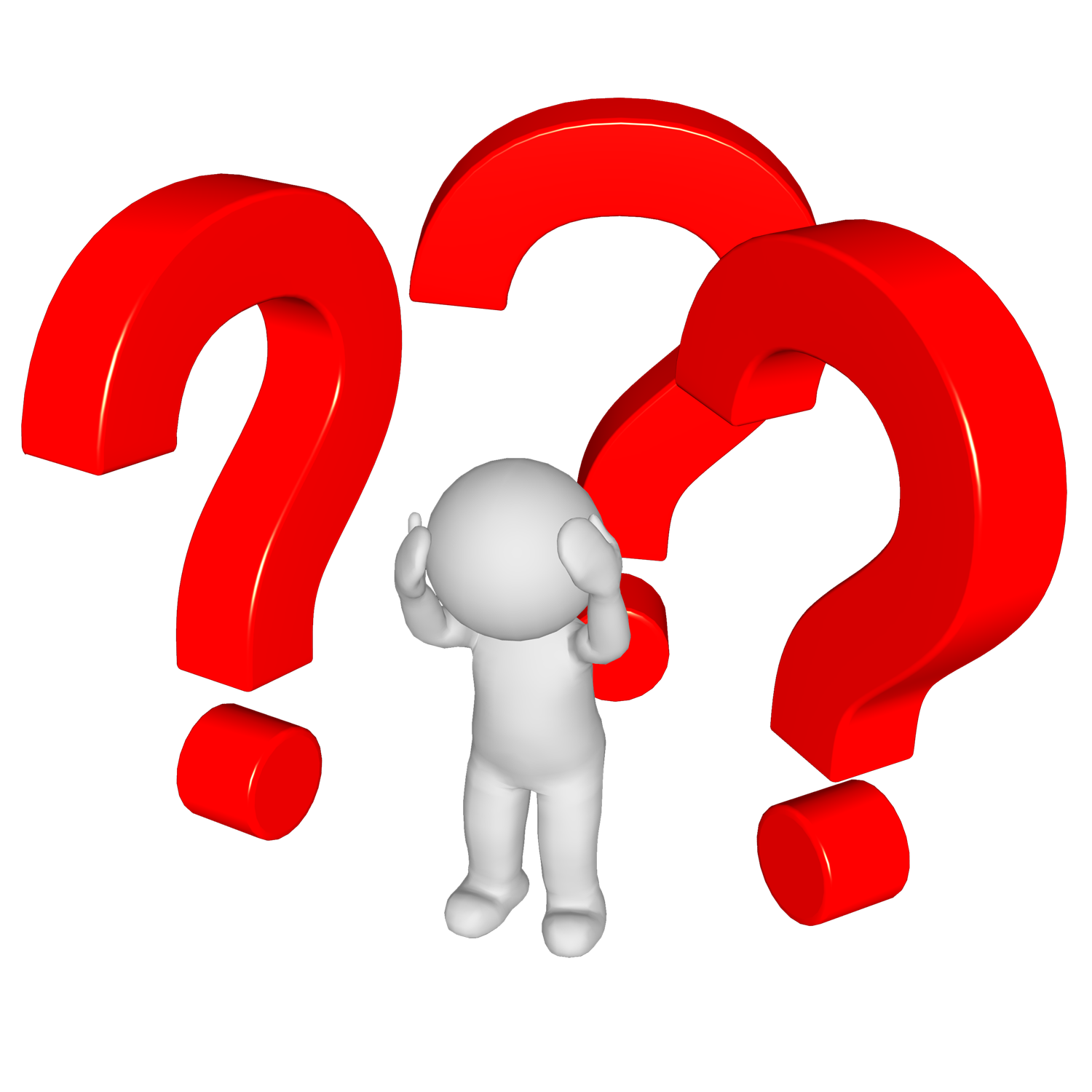 clipart question man - photo #28