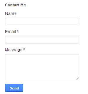 Jadi inilah sobat cara simpel membuat laman contact us pada blog yang sangat mudah untuk ditiru