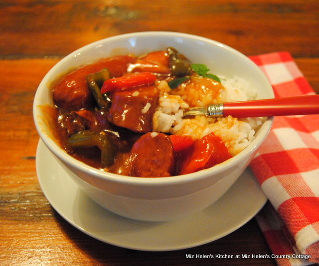 Slow Cooker BBQ Pineapple Sausage