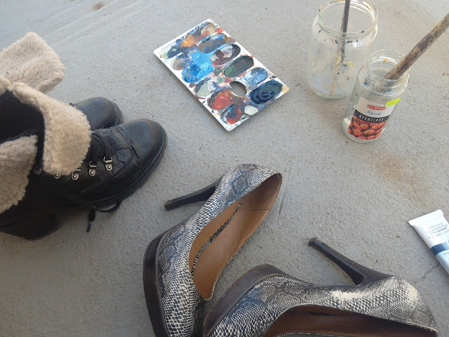 DIY- painting on shoewear #modaodaradosti