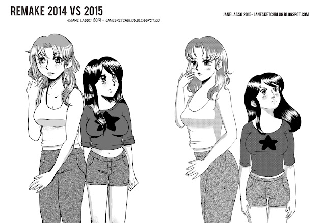 Dibujos de chicas en estilo manga