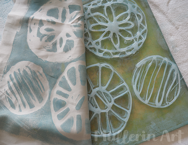 Mandala-Heißkleber-Schablonen Sonnendruck nach ©muellerinart