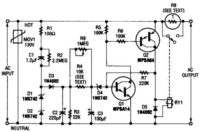 Inrush Current Limiter Circuit Diagram ~ electronictheory ...