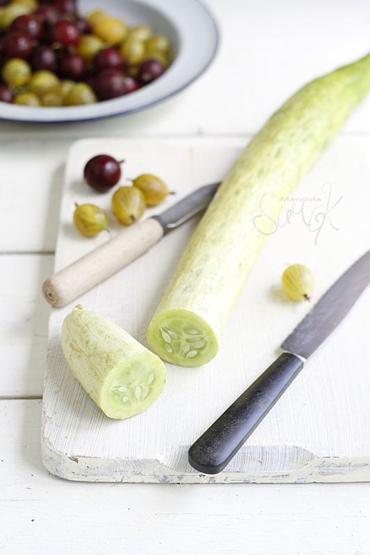 Almond Corner Cold Coconut CucumberGooseberry Soup