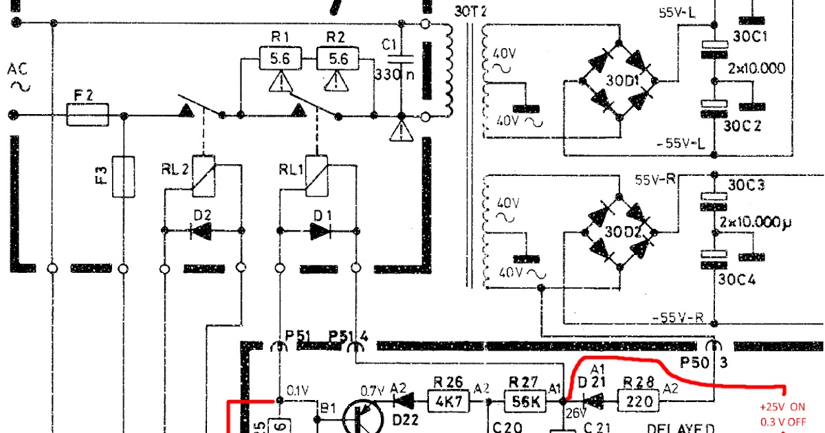 beolover: Beomaster 8000: Power Startup Circuit