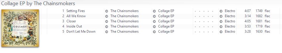 Music-Hires.blogspot.com: The Chainsmokers - Collage EP (24bit) (FLAC)