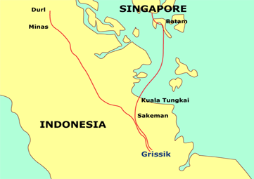 gas singapore pipelines industry oil