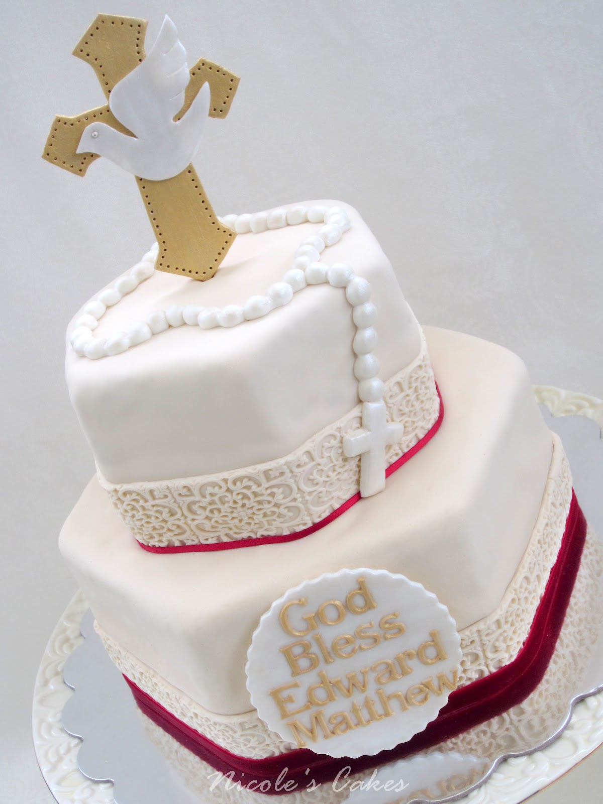 Confections, Cakes & Creations!: Elegant Confirmation Cake