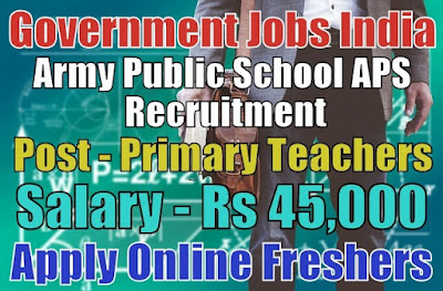 Army Public School Recruitment 2019