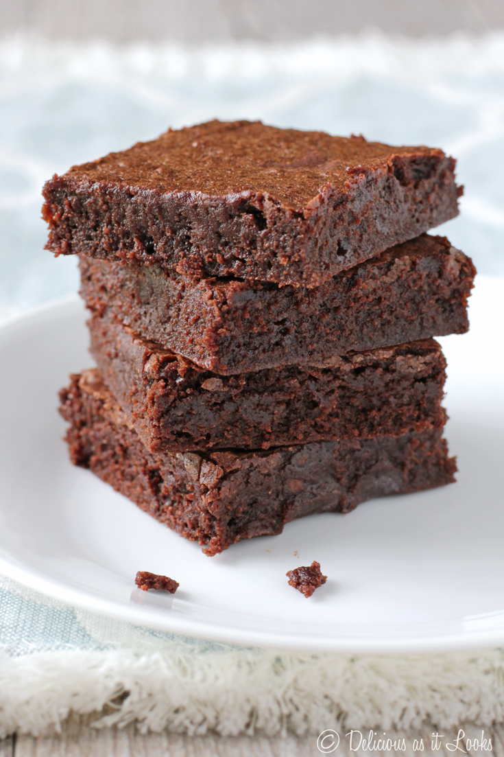 Delicious as it Looks My Favorite LowFODMAP Fudge Brownies