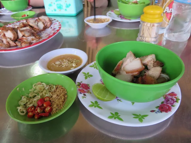 Pig face served up on our Siem Reap Food Tours adventure