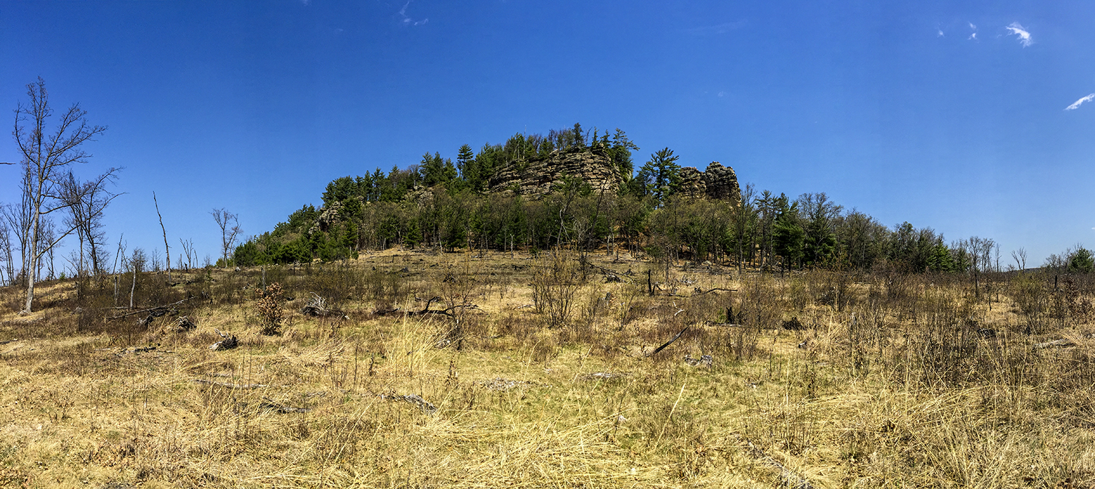 Lone Rock at Quincy Bluff SNA in Friendship WI