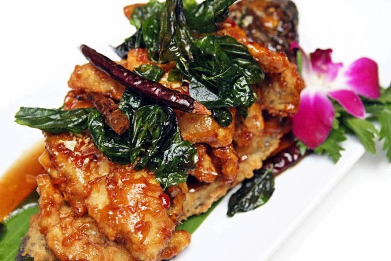 crispy tilapia with tamarind puree silk road thai cuisine by chef cecille chang
