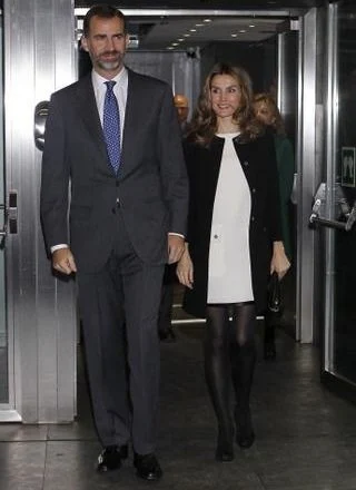 Crown Princess Letizia and Crown Prince Felipe attended the award ceremony of the Living Awards 2012 at Rafael del Pino Auditorum