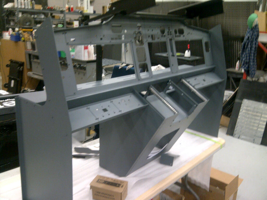 737NGX Project: 13. Main Instrument Panel (MIP) / CDU bay