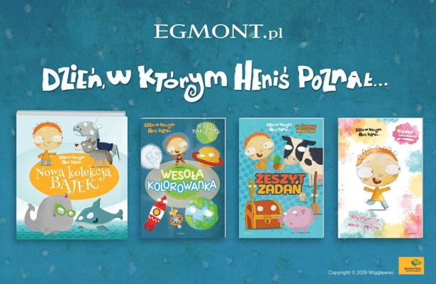 Do wygrania książeczki edukacyjne z serii „Dzień, w którym Heniś poznał...” Konkurs