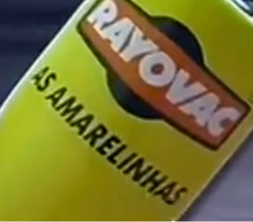 Propaganda das Pilhas Rayovac (As Amarelinhas) veiculada em 1990.