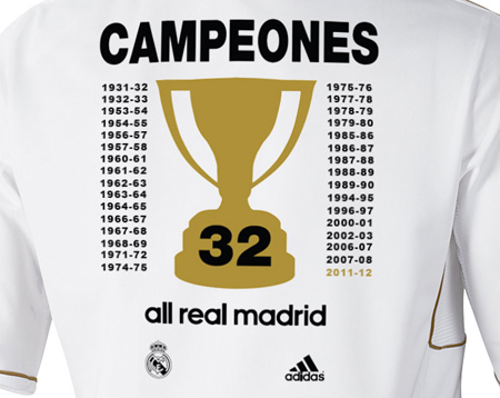camiseta conmemorativa Real Madrid campeones de Liga