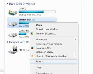 See the easiest way you can format your system hard disk
