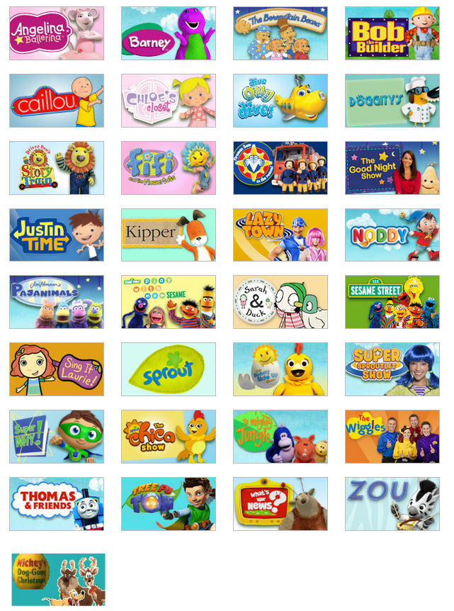 PBS Kids Sprout Characters