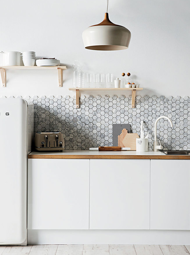 cocina azulejos hexagonales cocina azulejos hexagonales