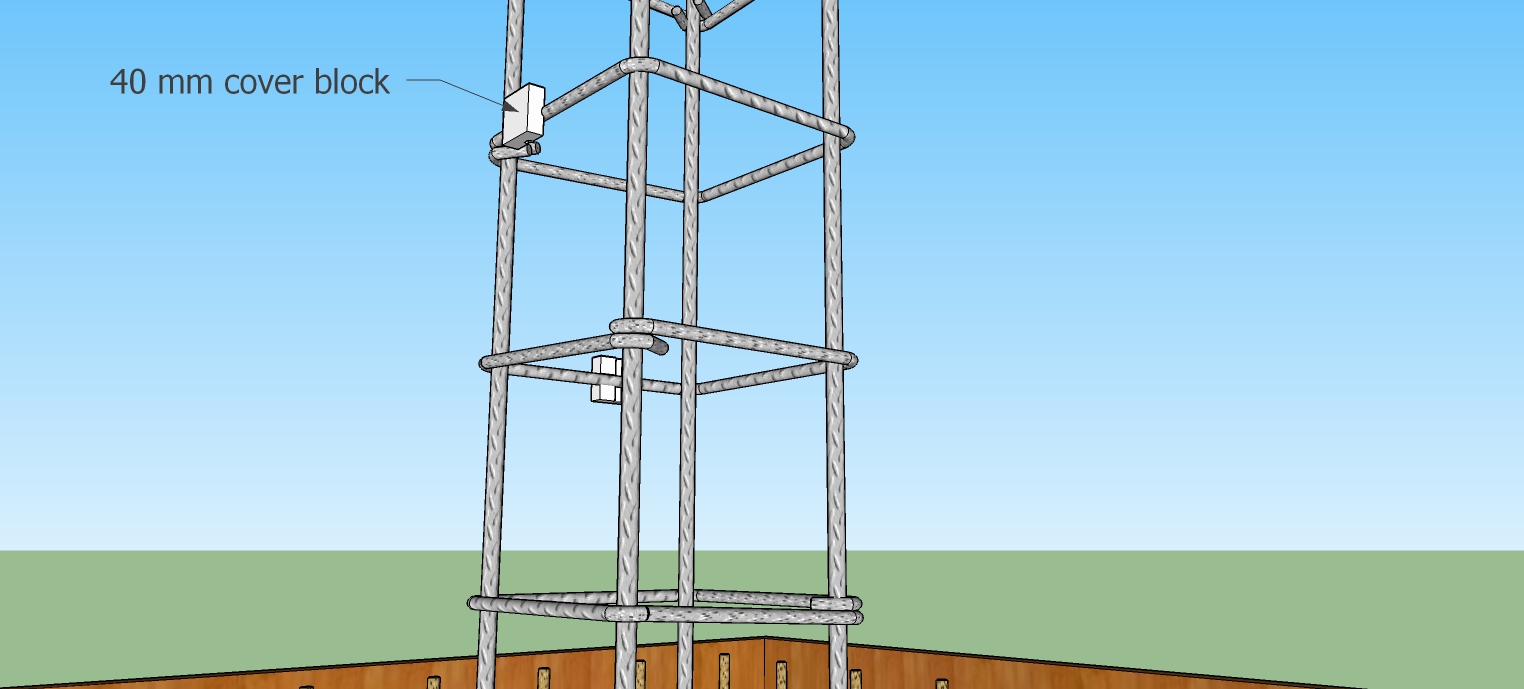 cover block, what is cover block? where cover block should be placed?