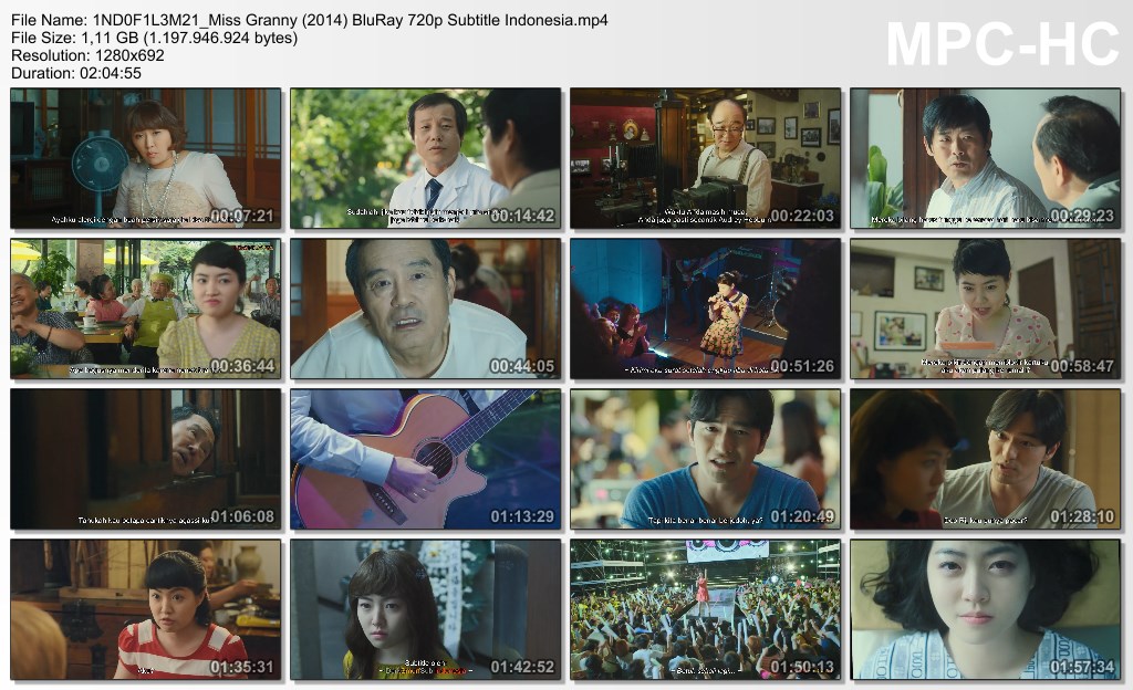 Miss granny chinese english subtitles