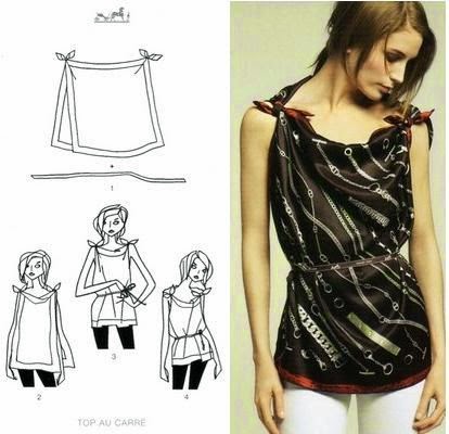 DIY: 4 ideas de Hermès para usar un pañuelo