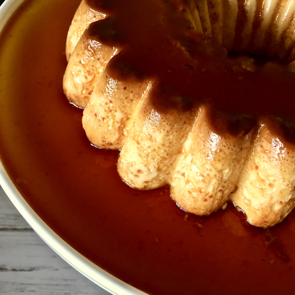 All That's Left Are The Crumbs: Classic Vanilla Flan Bundt