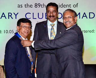 P.N Mohan, President Rotary Club of Madras P.N Mohan, President Rotary Club of Madras
