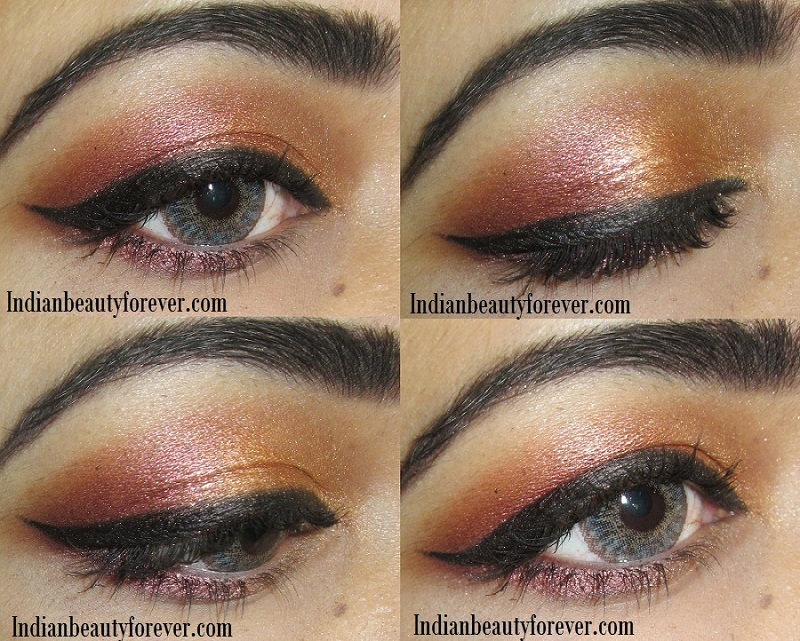 Coppery Eye Tutorial for Indian Wear - Indian Beauty Forever