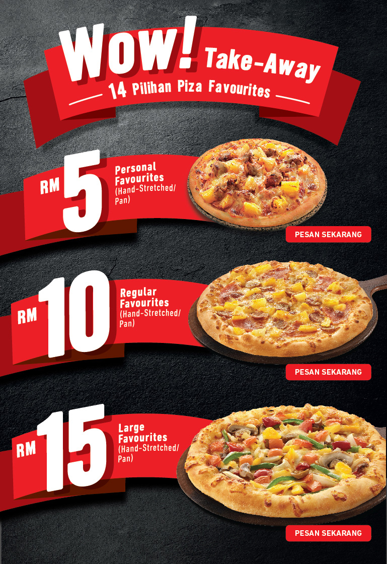 Pizza Hut ä¼˜æƒ ï¼šPizza åªéœ€ RM 5