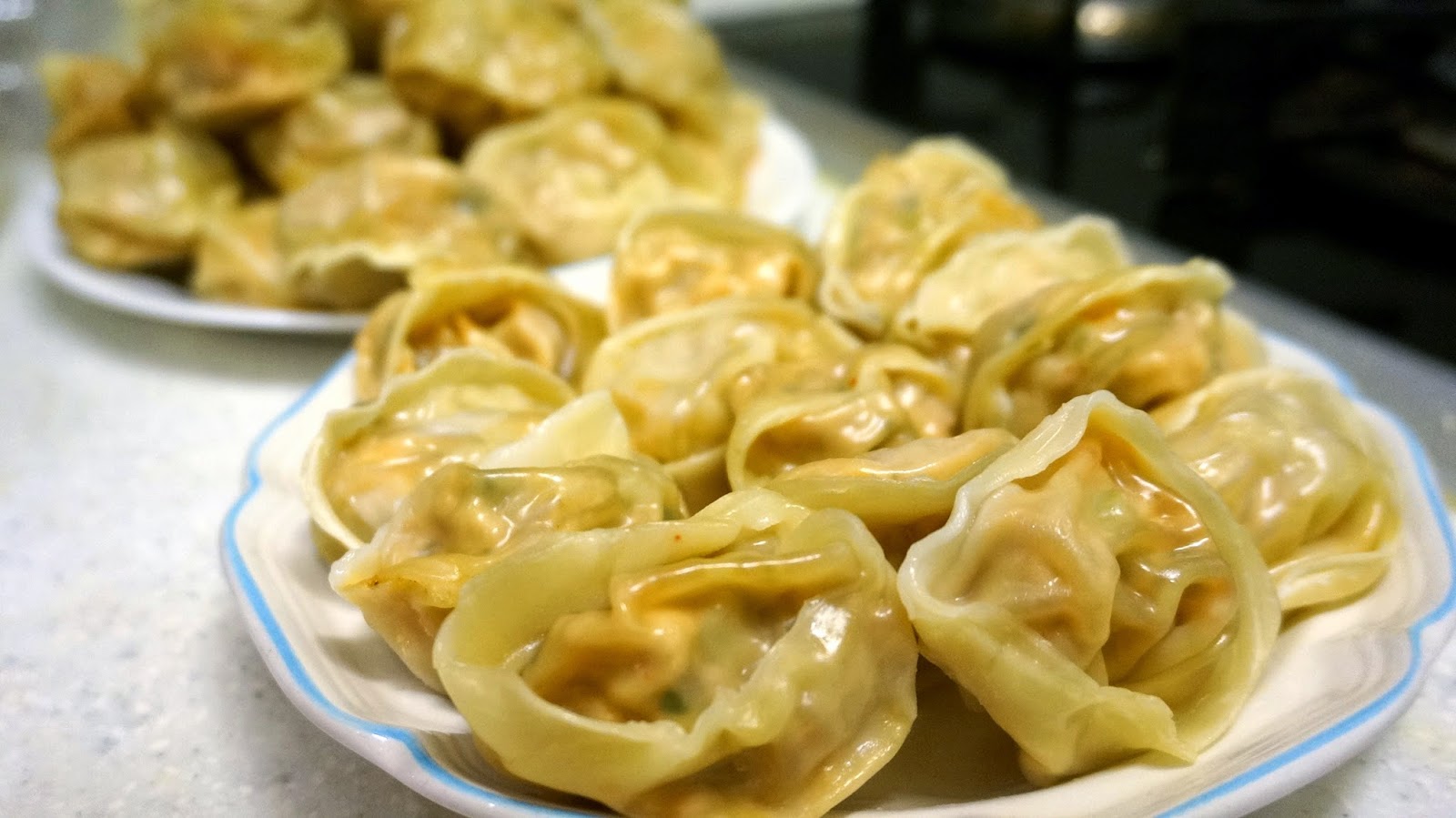 Recipe Kimchi Mandu (Kimchi and Pork Stuffed Dumplings)