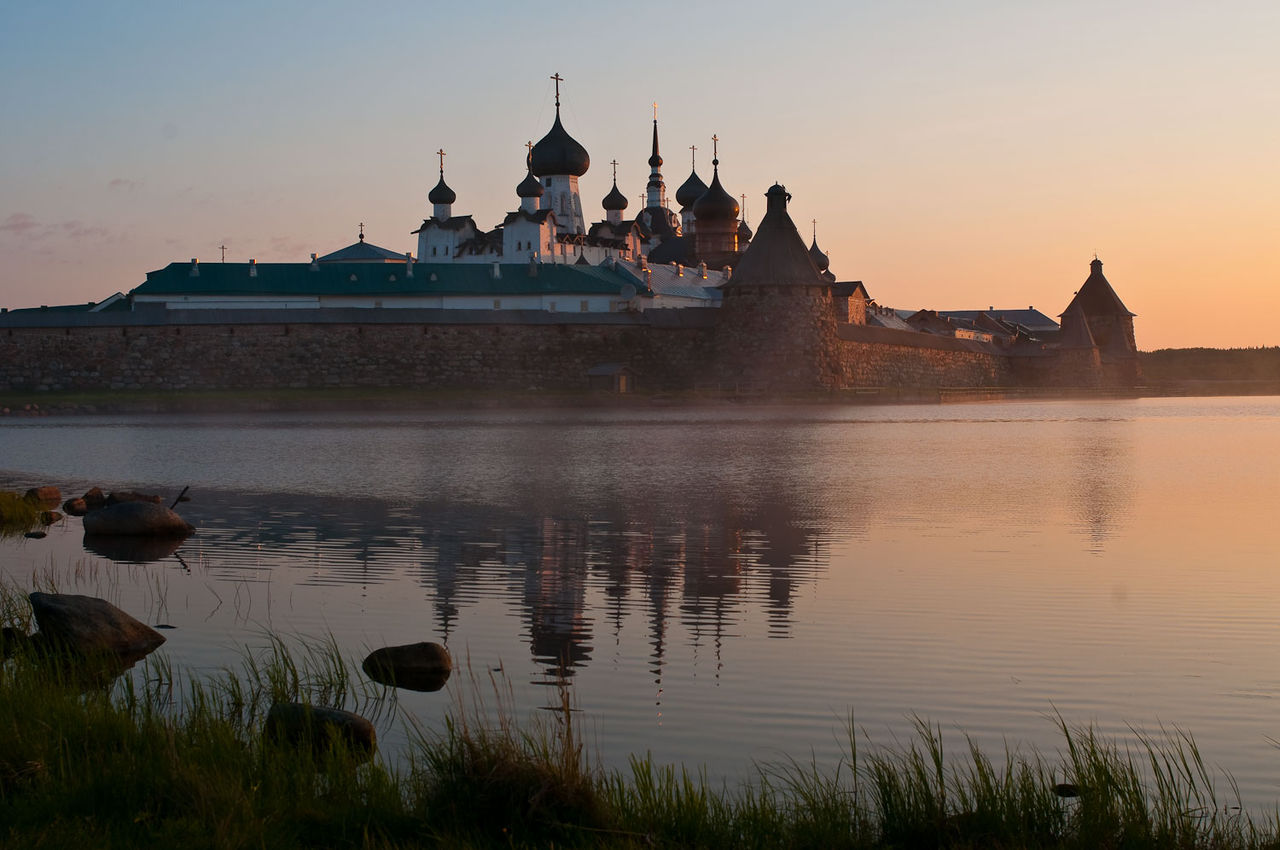 Соловецкий монастырь вид с моря