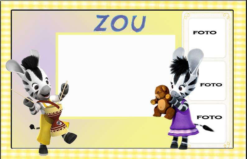 Para hacer invitaciones, tarjetas, marcos de fotos o etiquetas, para imprimir gratis de Zou.
