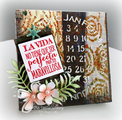 MIXED MEDIA CANVAS LA VIDA PERFECTA MIXED MEDIA CANVAS LA VIDA PERFECTA