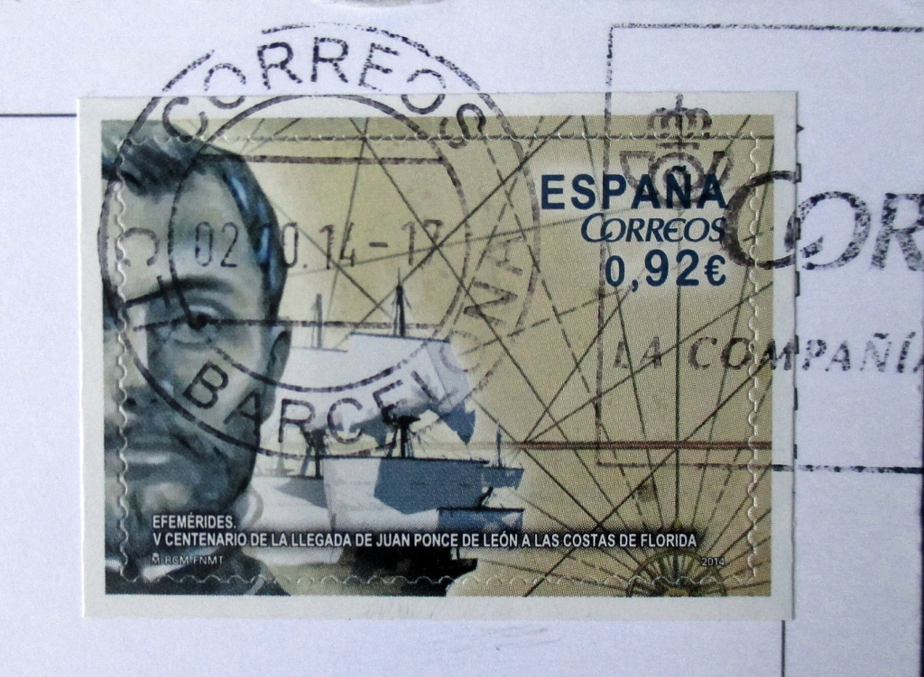 Mail Adventures Florida on Recent Spanish Stamps