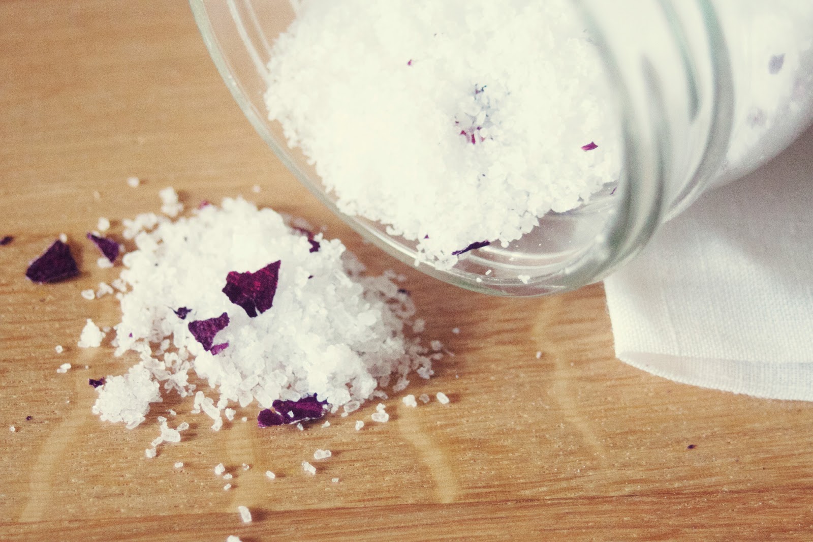 DIY Rose Petal Bath Salts