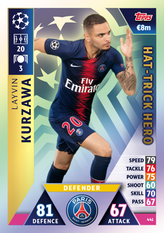 MATCH ATTAX EXTRA 2018/19 18/19 LIMITED EDITION 100 CLUB HAT-TRICK HERO 