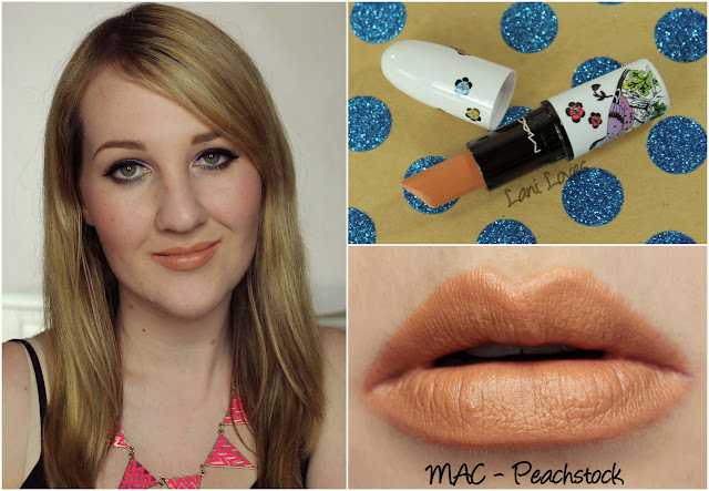 MAC Peachstock lipstick swatch