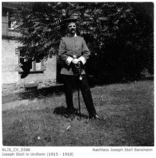 Joseph Stoll in Uniform 1915-1918; Nachlass Joseph Stoll Bensheim, Stoll-Berberich 2016